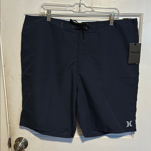 Hurley Men's Navy Swim Shorts - Picture 1 of 5